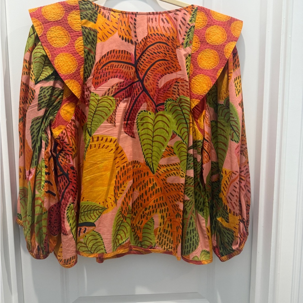 FARM Rio Multicolor Patterned Top M - Picture 3 of 3